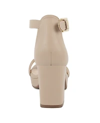 Jones New York Women's Herliza Platform Block Heel Dress Sandals