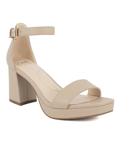 Jones New York Women's Herliza Platform Block Heel Dress Sandals
