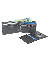 Club Rochelier Men's Slim Fold Wallet with Removable Id