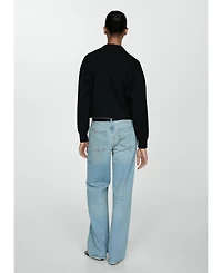 Mango Women's Pocket Knit Jacket