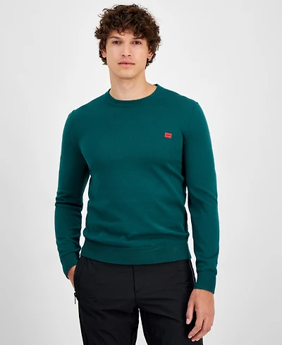 Hugo by Boss Men's San Cassius Logo Sweater, Created for Macy's