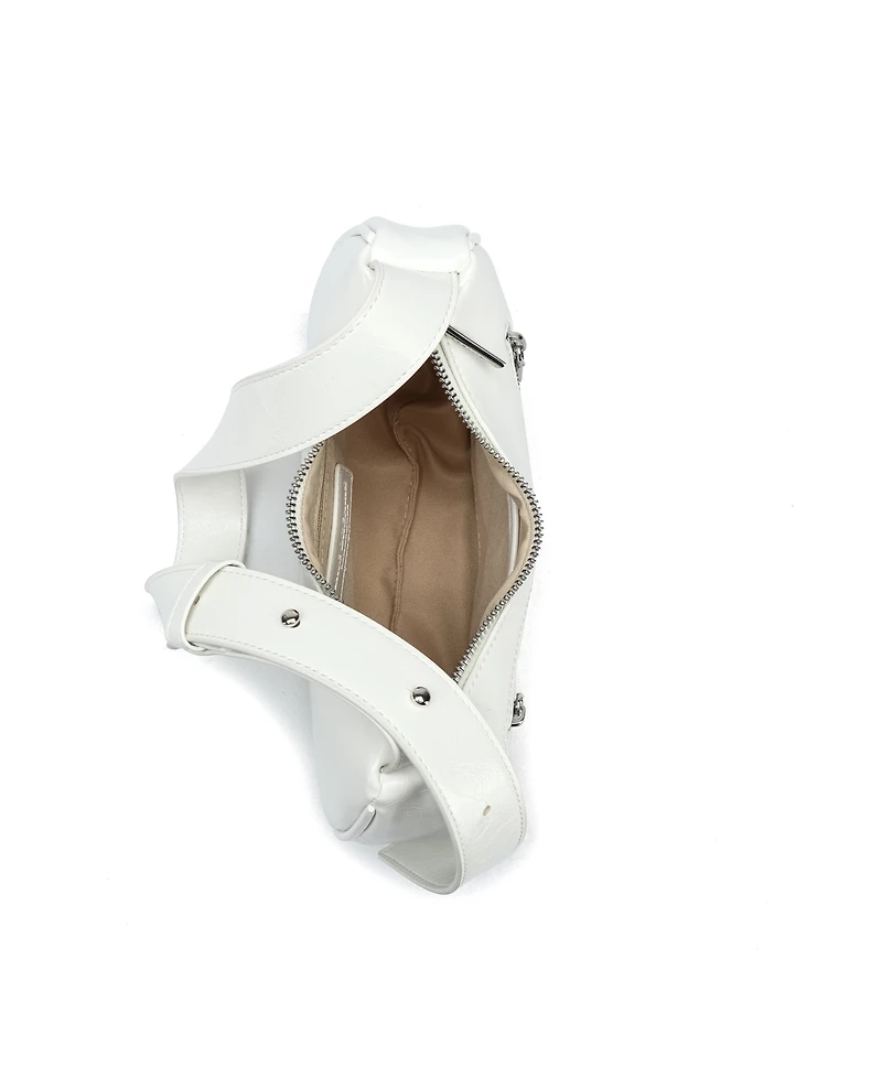 Like Dreams Dolce Crackled Shoulder Bag