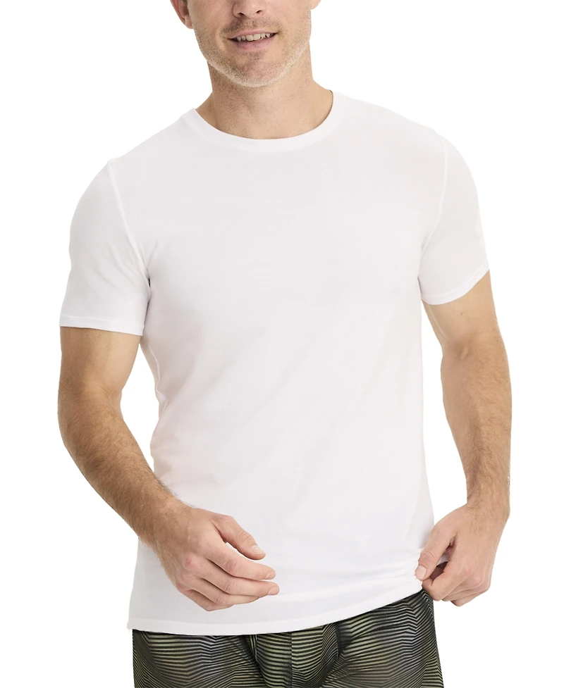 Jockey Men's Stretch Short-Sleeve Crewneck T-Shirts, Pack of 3