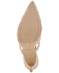 Dolce Vita Women's Kassy Macrame Crocheted Stiletto Pointed-Toe Pumps