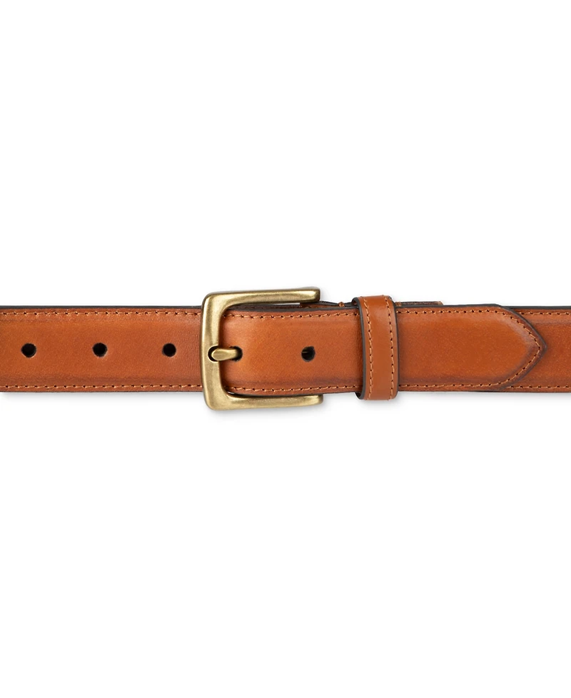 Club Room Luxury Men's Black Dress Belt, Created for Macy's