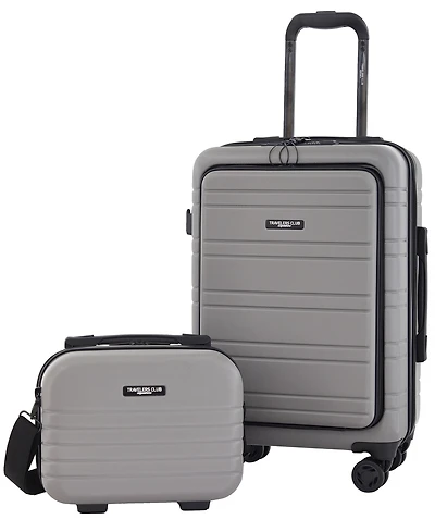 Discovery 2-Piece Expandable Rolling Carry-On Luggage Set