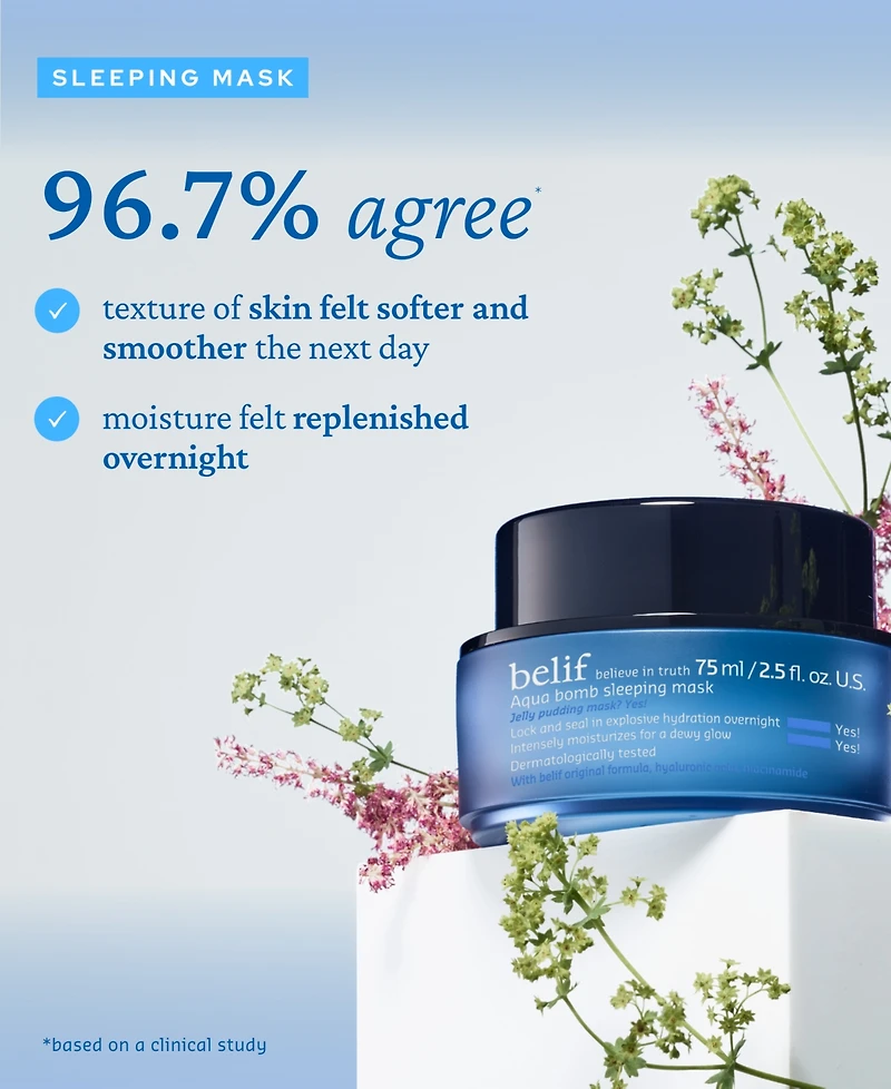 belif Aqua Bomb Sleeping Mask, 2.53-oz.
