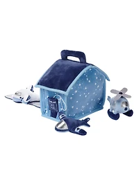 Bedtime Originals Interactive Airplane/Airport Plush Play Set with Stuffed Toys