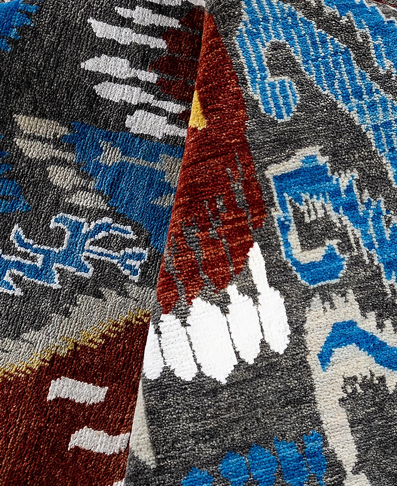 Adorn Hand Woven Rugs Indian Ooak M6008 9'x12' Area Rug