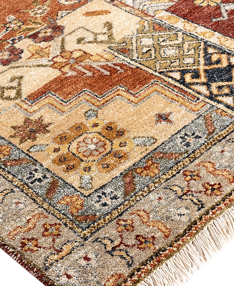 Adorn Hand Woven Rugs Indian Ooak M5666 9'3''x11'10'' Area Rug