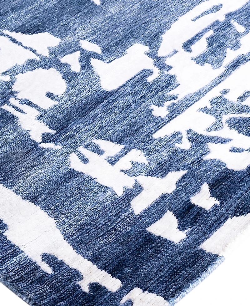 Adorn Hand Woven Rugs Indian Ooak M7878 9'2''x12' Area Rug