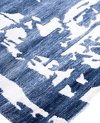 Adorn Hand Woven Rugs Indian Ooak M7878 9'2''x12' Area Rug