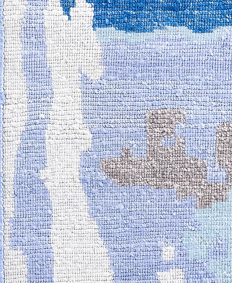 Adorn Hand Woven Rugs Indian Ooak M6966 9'1''x11'10'' Area Rug
