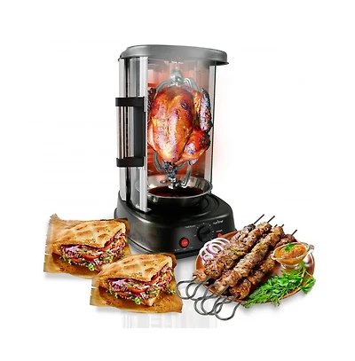 NutriChef Vertical Rotisserie Oven - Rotating Kebob Cooker