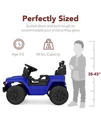 Best Choice Products 6V Kids Ride-On Truck Car w/ Parent Remote Control, 4-Wheel Suspension, Led Lights