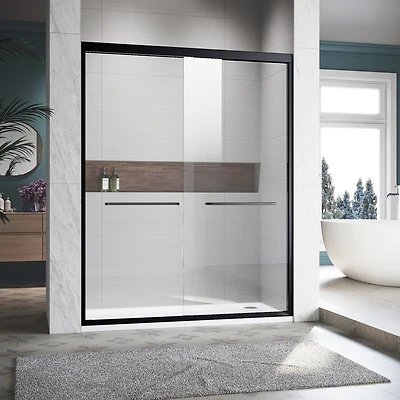 Streamdale Sliding Shower Doors Safe & Smooth, 56-60"W x 72"H, Adjustable