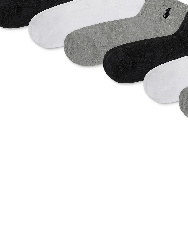 Polo Ralph Lauren Women's 6-Pk. Cushion Quarter Socks