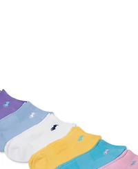 Polo Ralph Lauren Women's 6-Pk. Cushion Low-Cut Socks