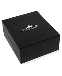 Rhona Sutton Black Axis Beaded Leather Bracelet