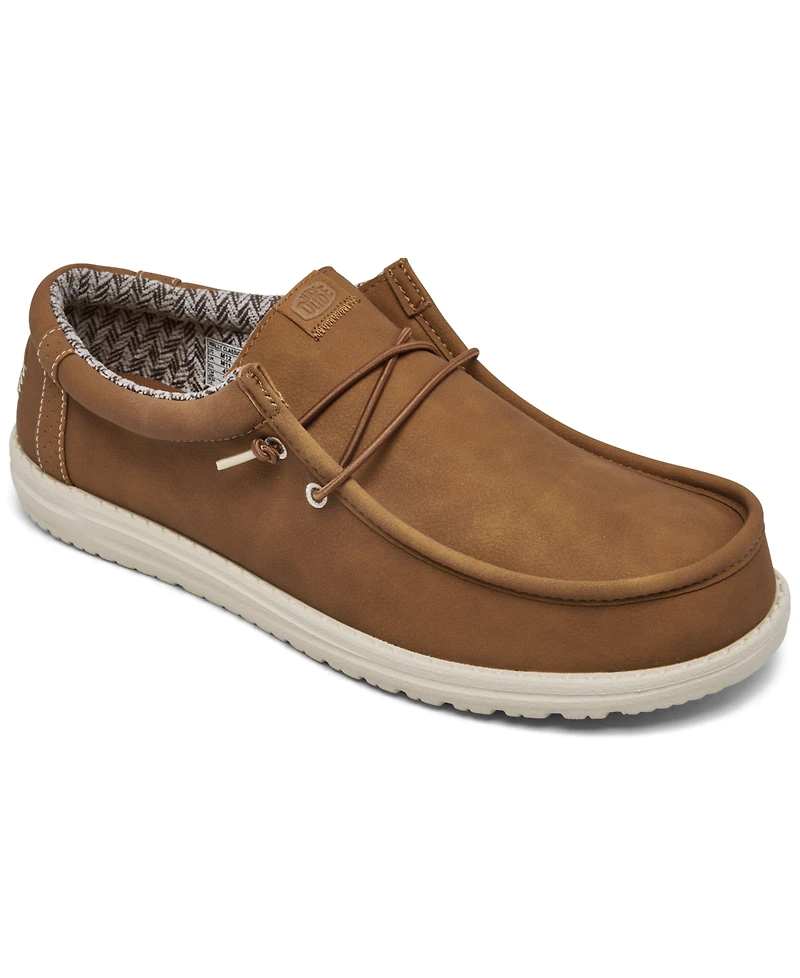 Hey Dude Men's Wally Classic Slip-On Casual Moccasin Sneakers from Finish Line