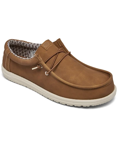 Hey Dude Men's Wally Classic Slip-On Casual Moccasin Sneakers from Finish Line