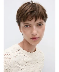 Mango Women's Open Work-Detail Sweater