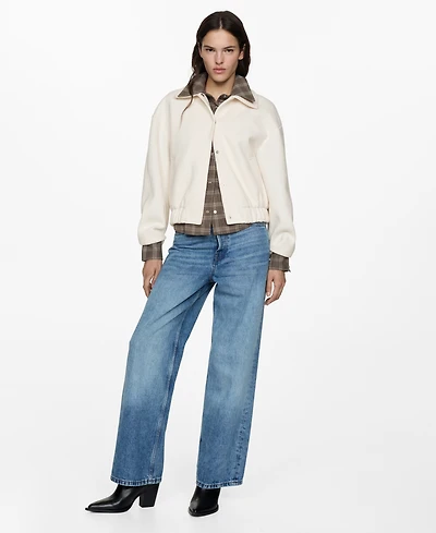 Mango Women's Pocket Knit Jacket