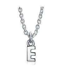 Bling Jewelry Simple Dainty Name Dangle Alphabet Block Letter Ankle Bracelet A Initial Anklet For .925 Sterling Silver Adjustable 9 10 Inch Cable Chai
