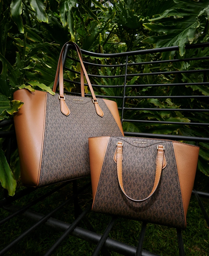 Michael Kors Taryn Logo Large Top Zip Tote