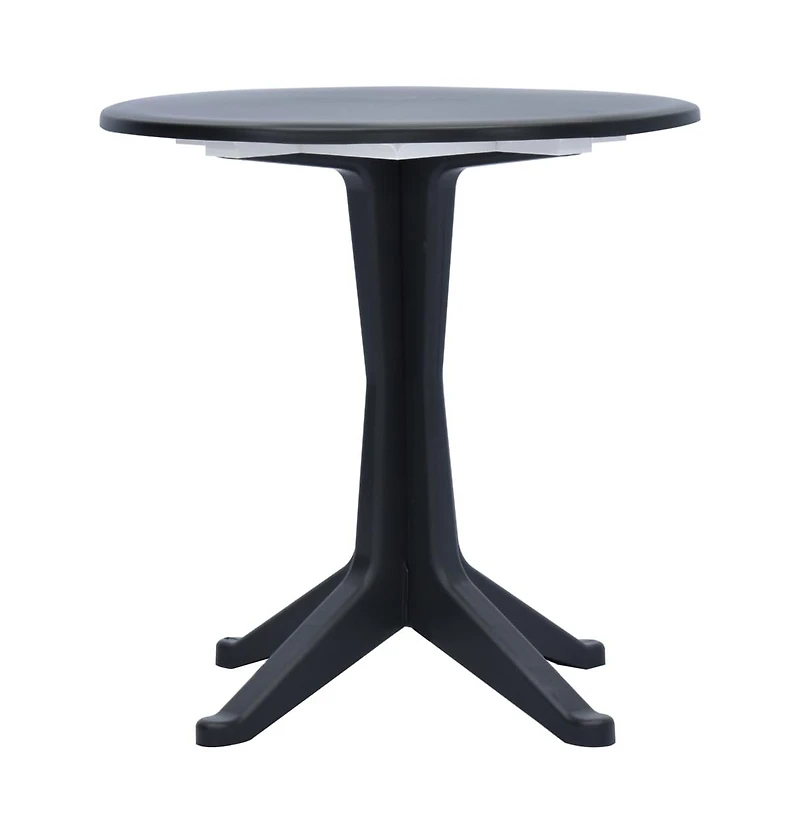 vidaXL Patio Table Anthracite 27.6" Plastic