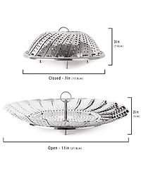 BergHOFF Stainless Steel 12" Steamer Basket