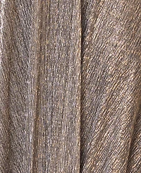 Betsy & Adam Women's Metallic V-Neck Long-Sleeve Gown