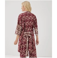 Pact Women's Organic Cotton Staycation Short Robe