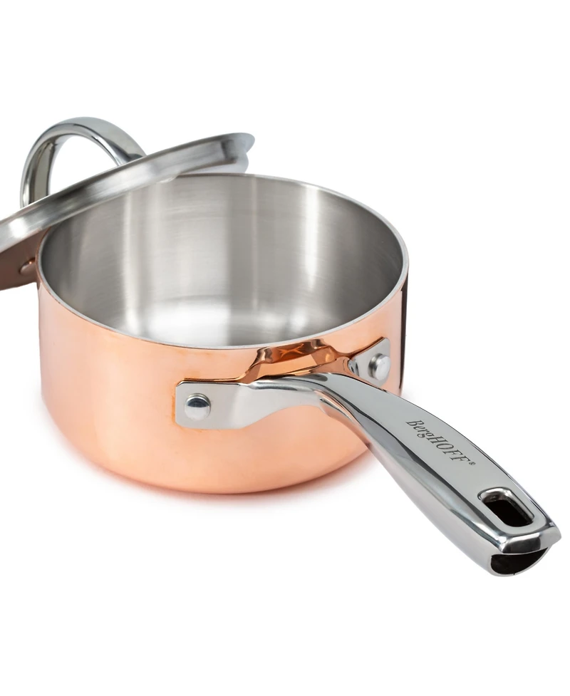 BergHOFF Vintage 15pc Tri-Ply Copper Cookware Set with Lids, Polished