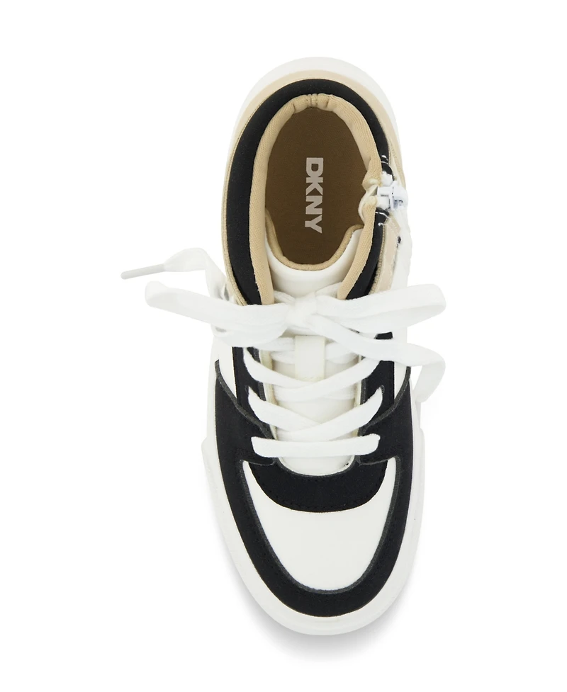 Dkny Little and Big Girls Andee Alice High Top Sneaker