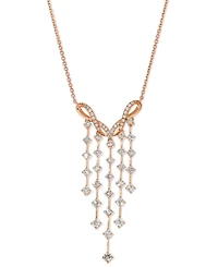 Le Vian Nude Diamond Dangling Adjustable 19" Statement Necklace (1-1/4 ct. t.w.) 14k Rose Gold