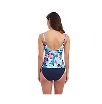 Profile by Gottex Women's Holi Ruffle V Neck Surplice Tankini