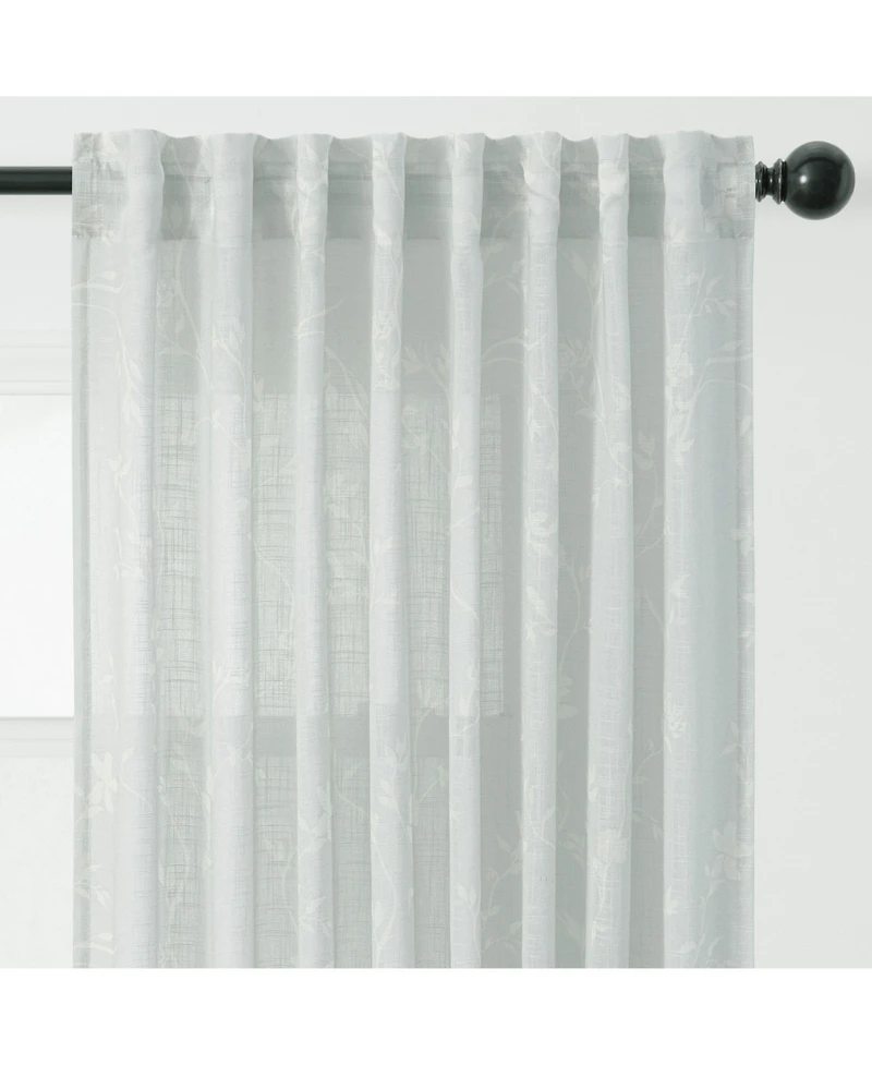 Chanasya Premium 2-Panel Light Filtering Curtains - Semi Sheer for Living Room, Bedroom