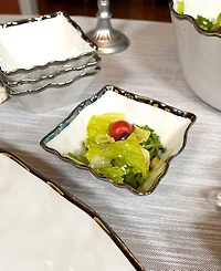Certified International Regency Square Snack Bowls, Set of 4