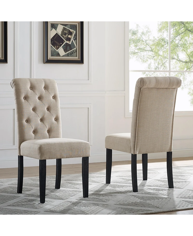 Streamdale Furniture Ashford 6-Piece Dining Set Hairpin Table with 4 Chairs & Bench, Choose Color