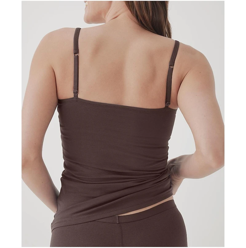 Pact Women's Organic Cotton Everyday Shelf Bra Camisole 3-Pack