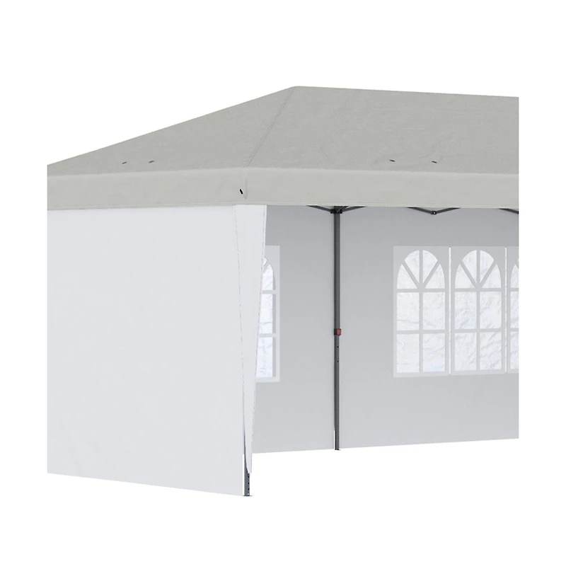 Slickblue 10' x 20' Pop-Up Canopy Party Tent with 4 Sidewalls for Complete Coverage