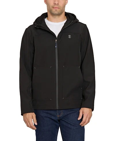 Izod Men's Hooded Softshell Jacket