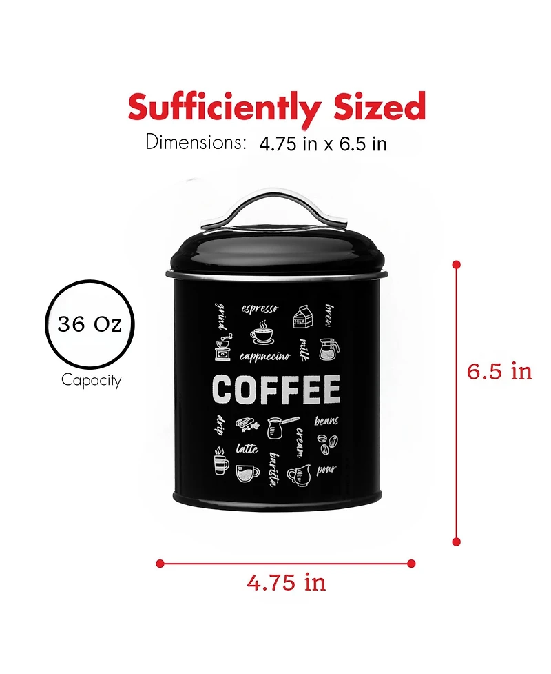 Amici Home Coffee Fix Metal Canister