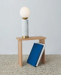 Aspen Marble Led Bedside Table Lamp Bundle (14.5")
