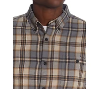 Weatherproof Vintage Men's Regular-Fit Plaid Button-Down Flannel Shirt
