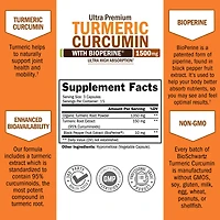BioSchwartz Turmeric Curcumin with Black Pepper Extract 1500mg