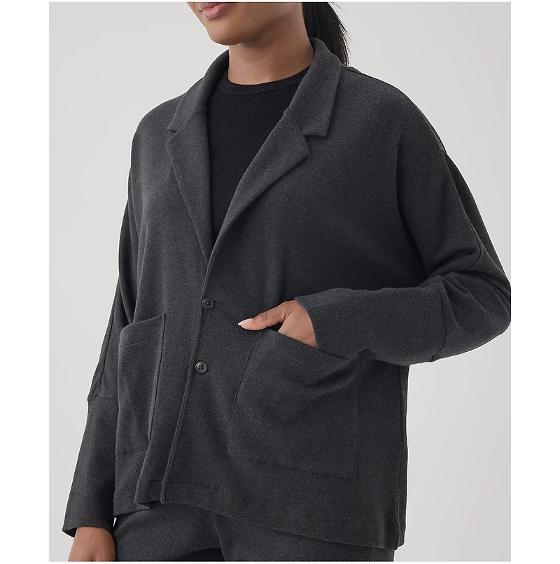 Pact Women's Organic Cotton Airplane Relaxed Blazer