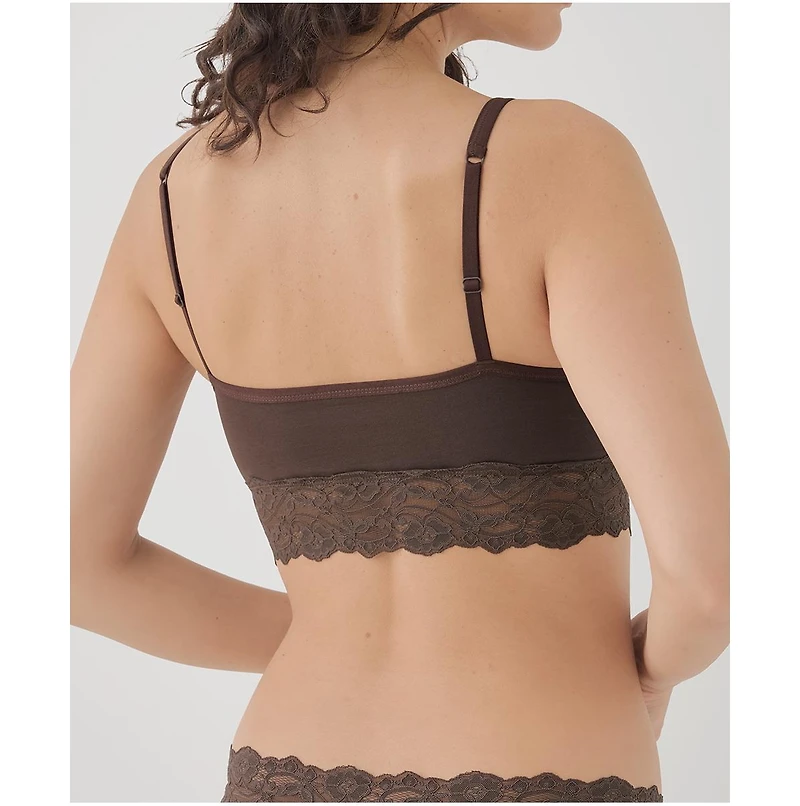 Pact Women's Lace Smooth Cup Bralette