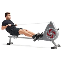 Sunny Health & Fitness Dynamic Air Rowing Machine with Exclusive SunnyFit App Enhanced Bluetooth Connectivity